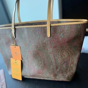 ETRO Arnica zippered tote bag